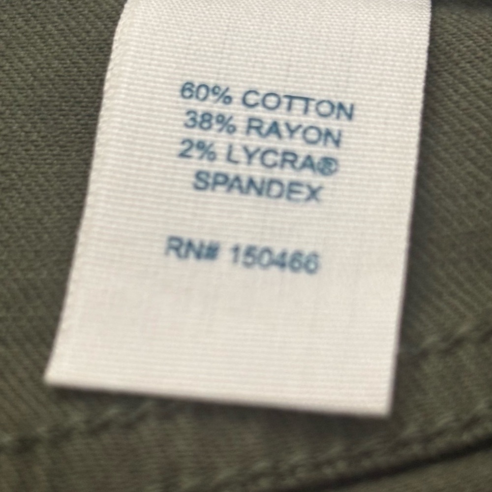 Olive Green Jeans Size 18w Market & Spruce — image 4 of 4